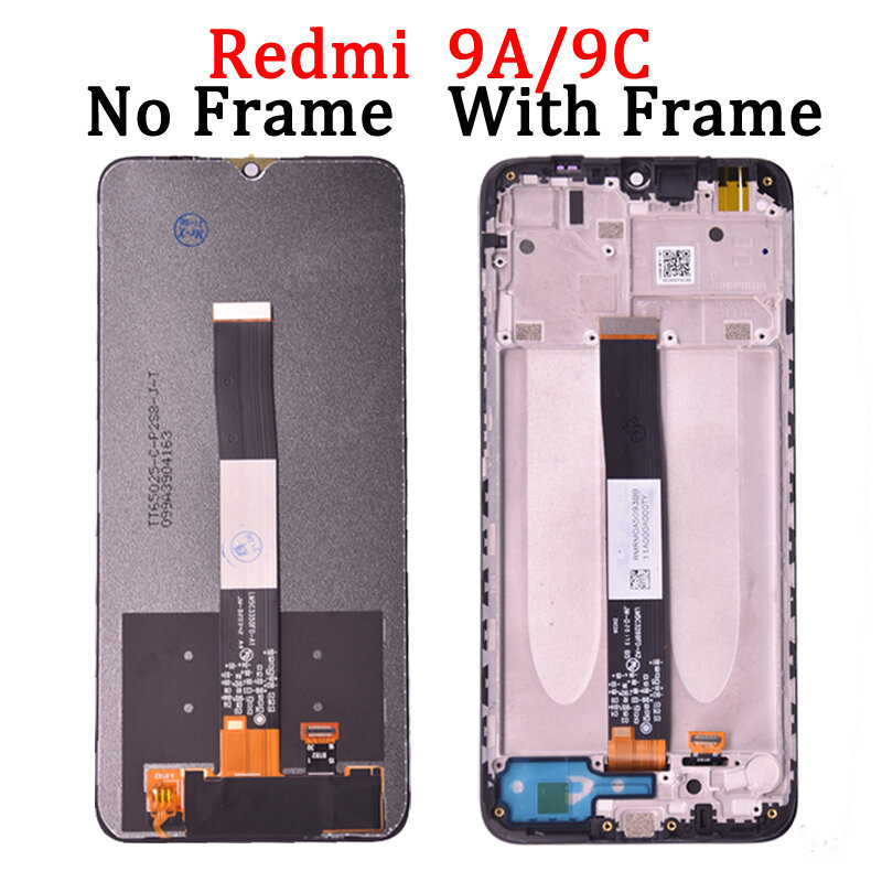 Экран 6,53 дюйма для Xiaomi Redmi 9A 9C, ЖК-дисплей с сенсорным экраном и дигитайзером для Redmi 9, ЖК-дисплей, запасные части для телефона в сборе