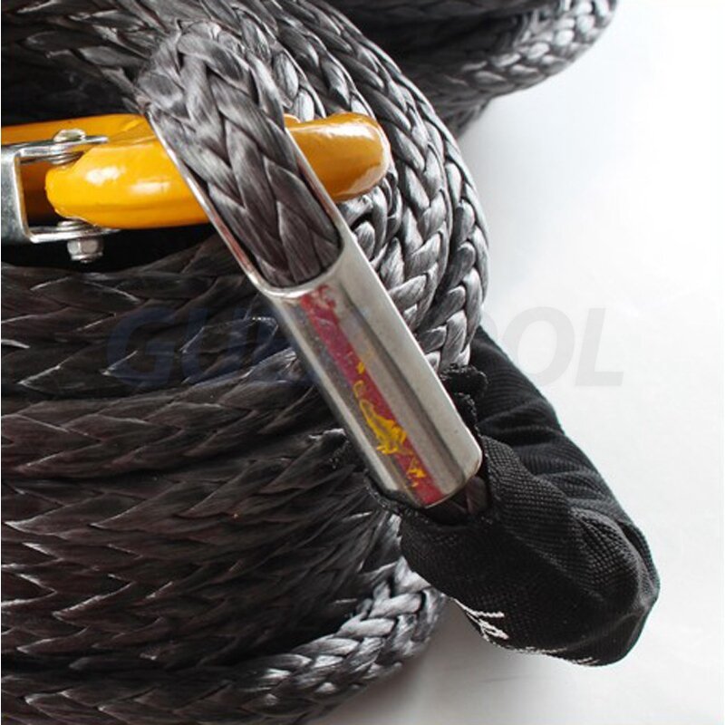 Car Winch Rope Wear-Resistant Off-Road Vehicle Winch Rope Polymer Winch Rope Suitable For ATV SUV Vehicles