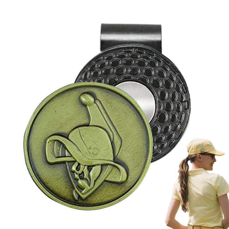 Piłka golfowa magnetyczny klips do kapelusza metalowy Marker piłka golfowa z klipsem do kapelusza torba do golfa akcesoria do czapki golfowe spodni rękawiczki torby