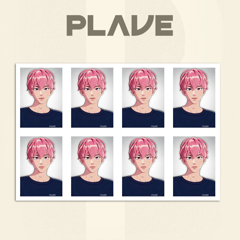Корейская Виртуальная группа мальчиков Plave 1 дюймовая идентификационная карточка Ноя YEJUN BAMBY EUNHO HAMIN идентификация фотография DIY Декор подарок