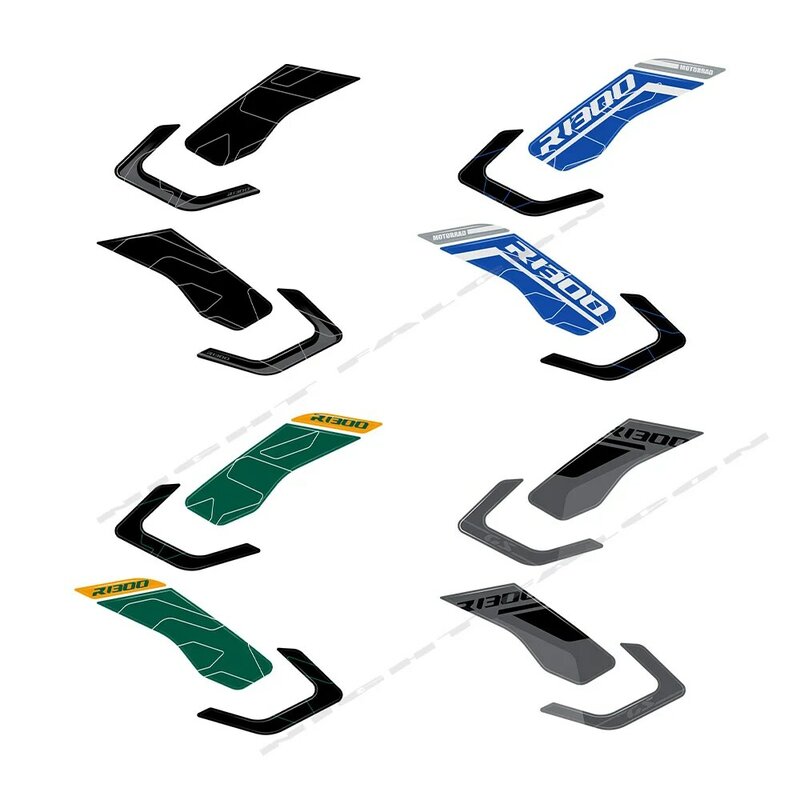 For BMW R 1300 GS R1300GS 2023-2024 GS 1300 Motorcycle Parts 3D Epoxy Resin Stickers Side Tank Pad Protection Sticker Kit