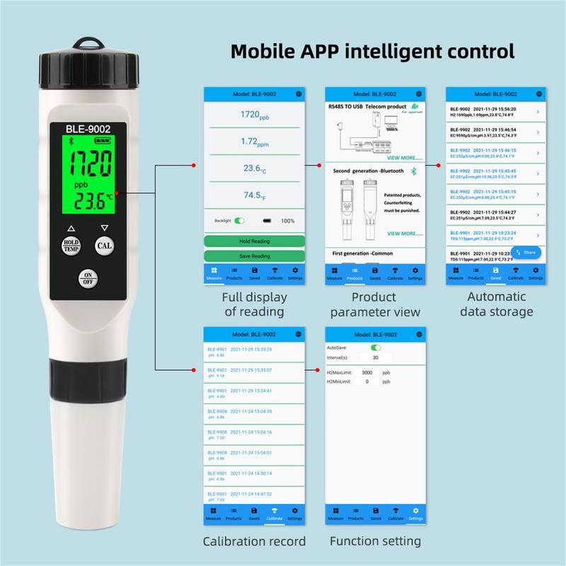 Water Quality Tester Compact And Portable Water Testing Meter With Hanger Hole Water Apparatus For Home Camping Aquaculture