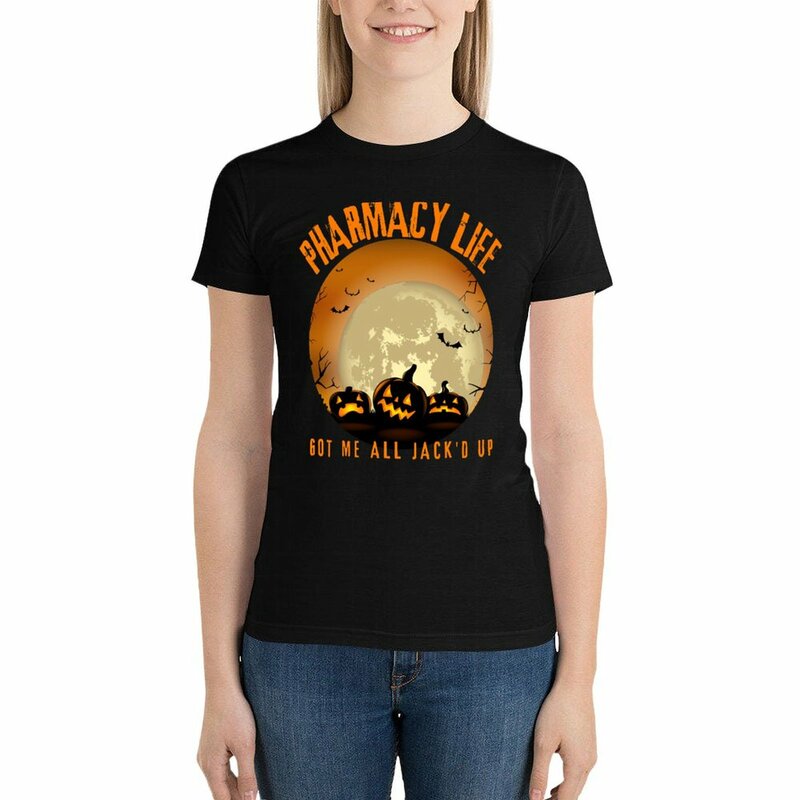 Apteka halloween T-shirt koszulka odzież damska rock and roll t shirty dla kobiet