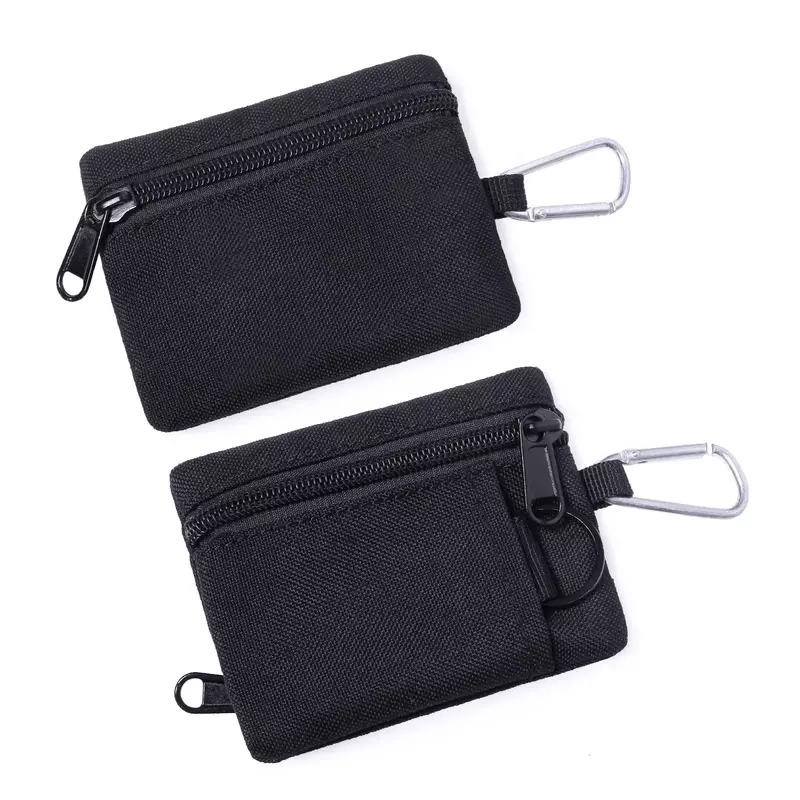Mini ceinture Gear EDC Pocket DulKeychain Powder, porte-monnaie, porte-carte d'identité, porte-clés de voiture, étui de taille, portefeuille, pack pour écouteurs