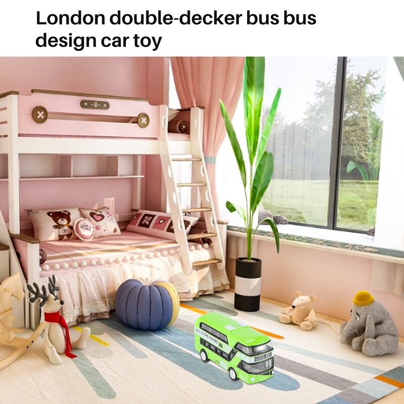 Bus à Double étage, Bus de londres, jouets de voiture, véhicules de Transport urbains, véhicules de banlieue