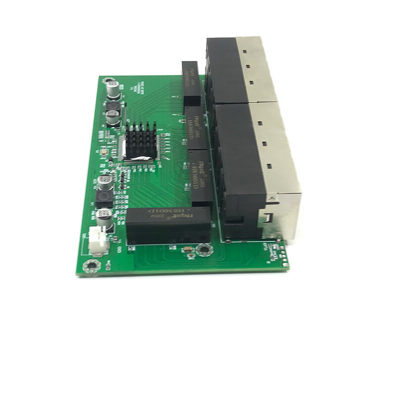Módulo de interruptor Ethernet rápido OEM RJ45 de 16 puertos, concentrador Lan, enchufe estadounidense y europeo, adaptador de 5v-12V, fuente de alimentación, interruptor de red, placa base