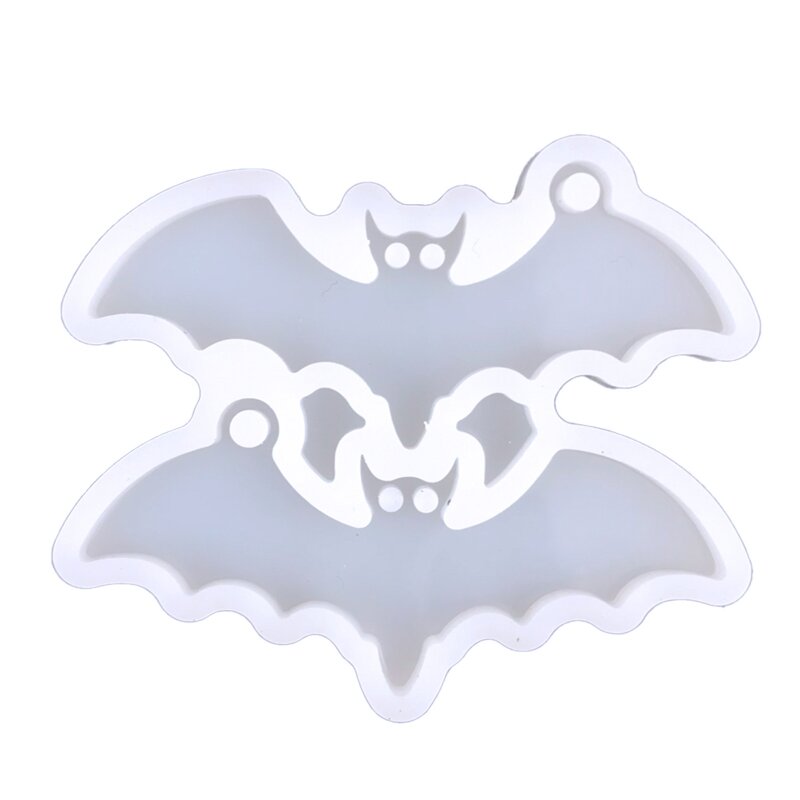 E0BF форма для сережек в виде тыквы на Хэллоуин, смола, форма для черепа, призрака, паука для поделок своими руками