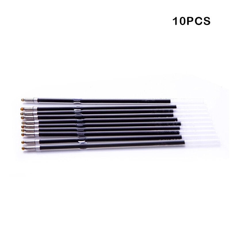 10 Pieces Adults 3 0mm Ballpoint Refill Office School Portable Ink Pen Refills Replacement Spare Parts Stationery
