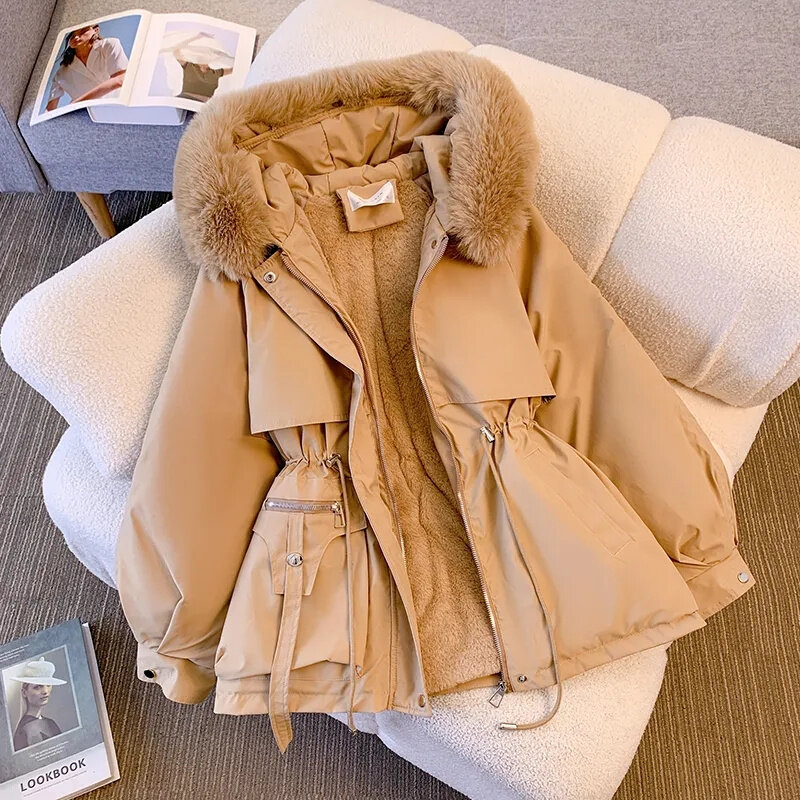 2024 여성용 겨울 재킷, 다운 코트, 겨울 파카, 여성용 루즈 두꺼운 재킷, 퍼퍼 코트, 신상