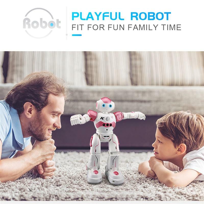 LEORY-Robot de Control remoto inteligente para niños, juguete robótico con programación, Biped, humanoide, regalo de cumpleaños