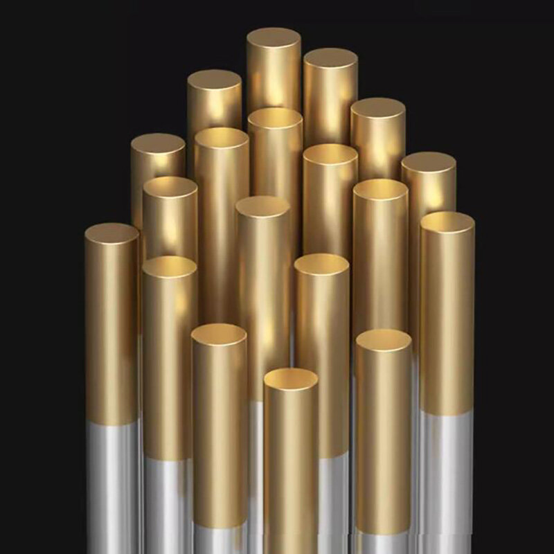 Ouro Tungsten DC Tig soldagem eletrodo, 1mm, 1,6mm, 2mm, 2,4mm, 3mm, 3,2mm, 4mm