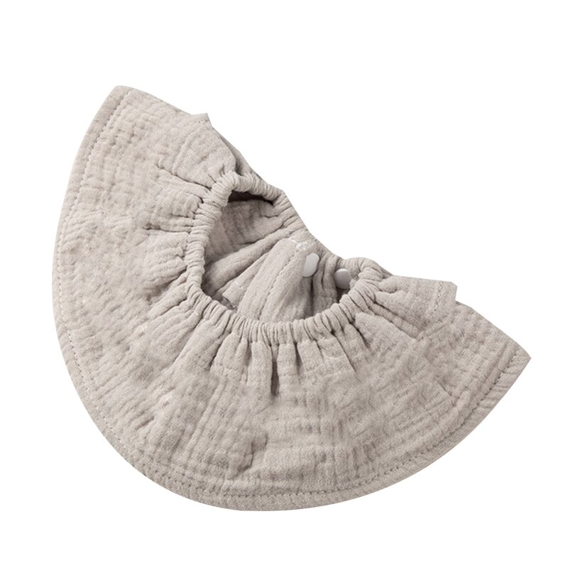 Baby Feeding Drool Bib Saliva Towel Soft Crepe  Rotation Burp Cloth Collar Decoration Scarf for Newborn Toddler Gifts