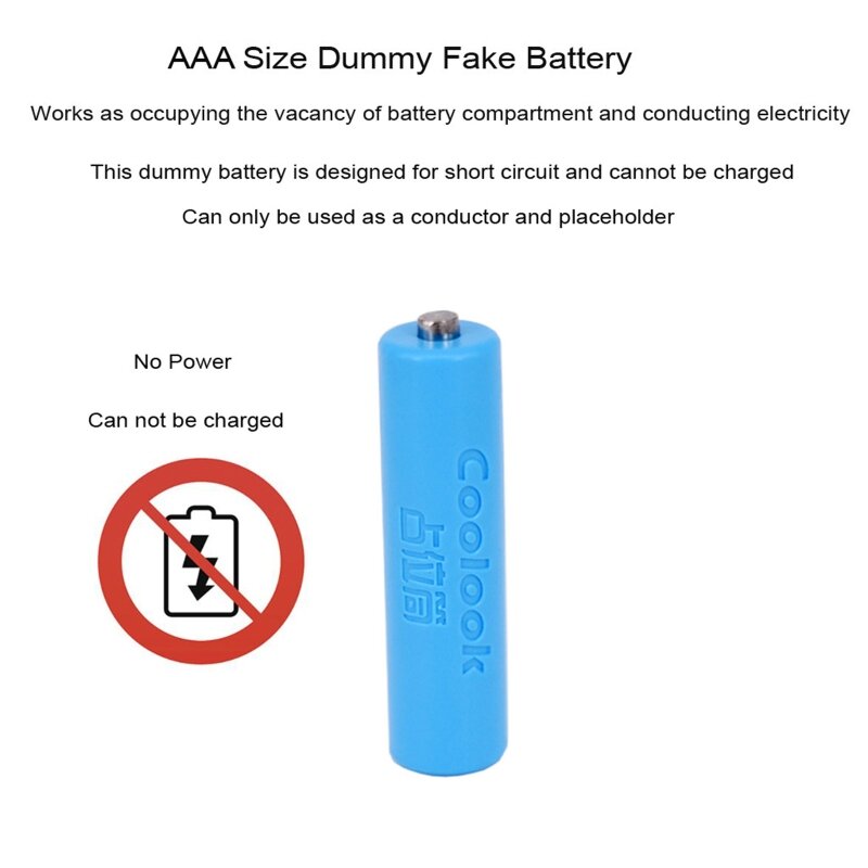 O eliminador bateria AAA alimentação USB pode substituir 3 pilhas AAA para luz LED