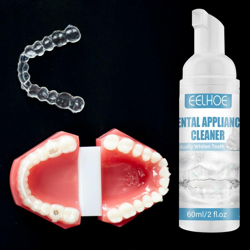 Retainer Foam Cleaner Deep Cleaning Prevents Oral Problems 60ml
