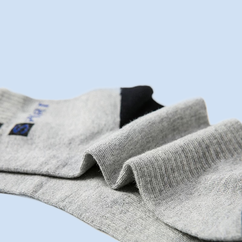 Calcetines deportivos de fibra de bambú para hombre, calcetín de algodón transpirable, desodorante, para negocios, para otoño e invierno, 10 pares