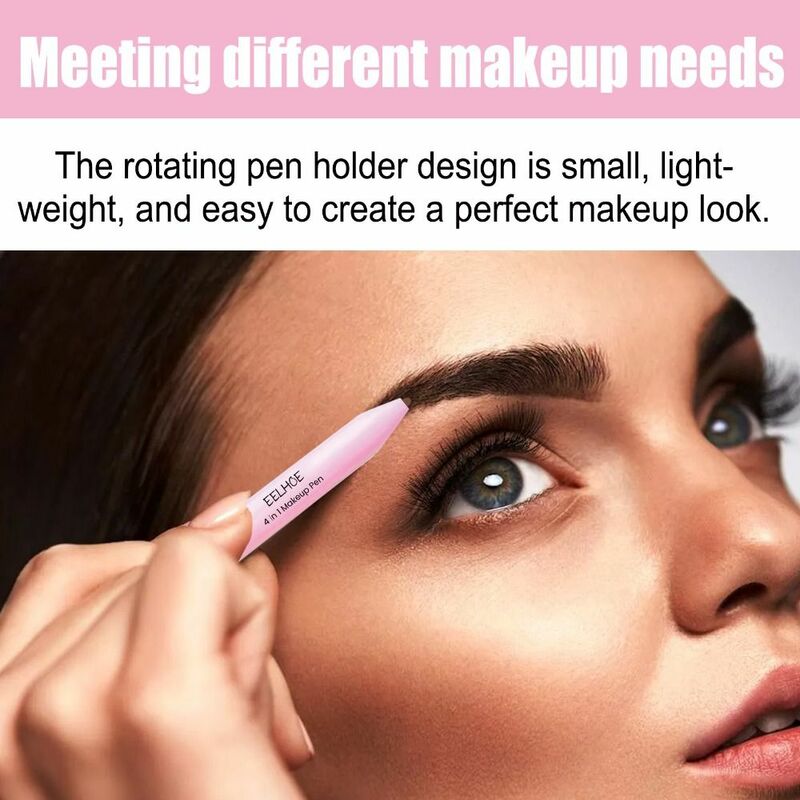 Cosmetics 4 In 1 Eyeliner New Beauty & Health Multi-effect Eyebrow Enhancers Long Lasting Makeup Lip Liner Pen Women