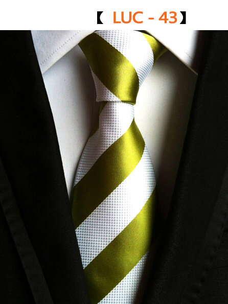 Мужской классический галстук из полиэстера, 8 см, в горошек/в полоску/в клетку, шелк, мужской офисный галстук, Свадебный модный подарок