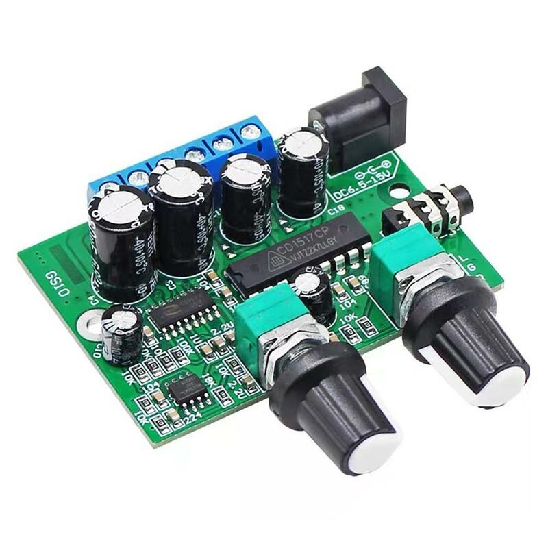 Classe D HiFi Power Amplifier Board, Amplificador de som, Controle de Volume para alto-falante, Subwoofer, Casa, 2,1 canais, 25W + 6W, DC 6.5-15V, Q5H9