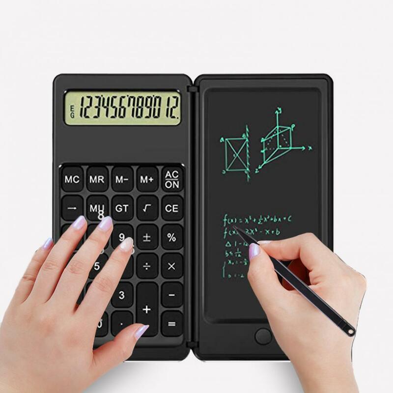 Calculatrice compacte avec affichage LED, facile à lire, pour étudiant