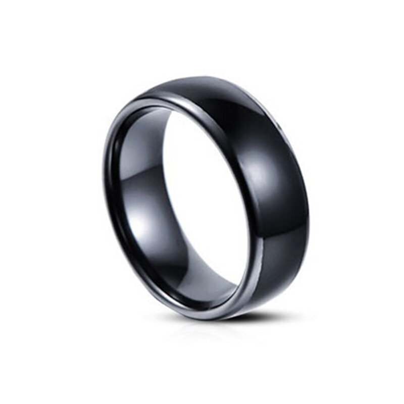 Niestandardowy, modny inteligentny programowalny pierścień ceramiczny na palec NFC RFID