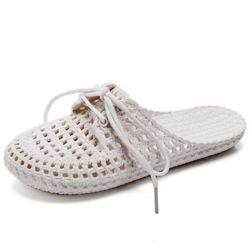 beach casual sandals and slippers female hollow hole shoes home indoor and outdoor drag lazy fashion student drag 2023