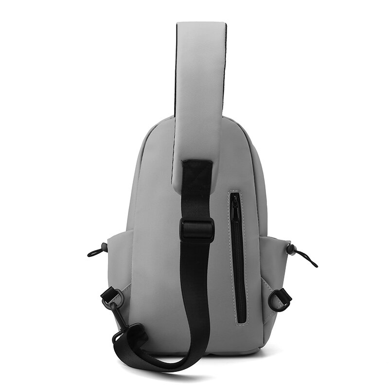 Toposhine-mochila de pecho versión coreana para hombre, bolso de pecho portátil de viaje, antirrobo avanzado, bolso cruzado pequeño para deportes al aire libre