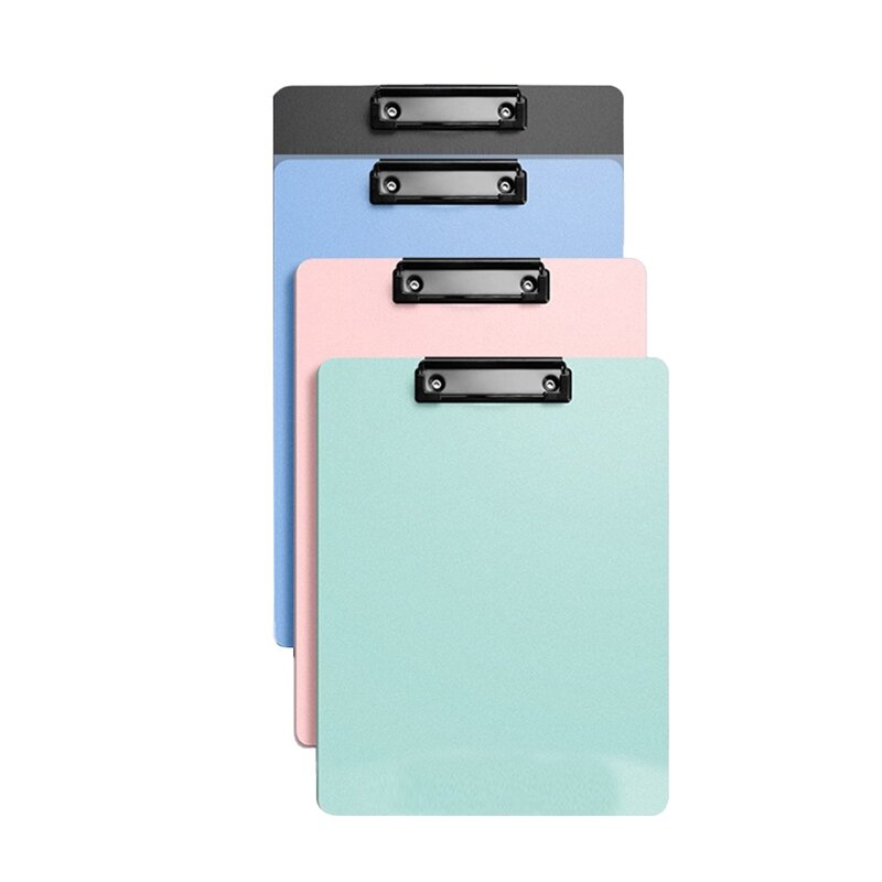 4 Pack Multiple Color Clip Board With Metal Clip, For , Nurse, Teacher, Student
