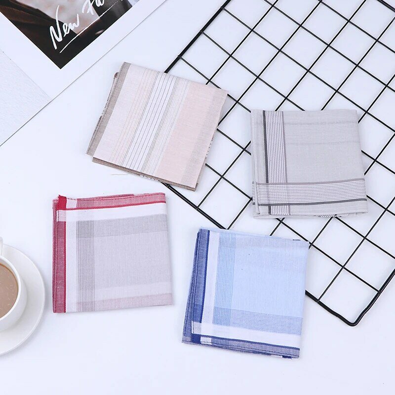 12X Men's handkerchiefs Men's handkerchiefs fabric 100% cotton size 38*38 cm