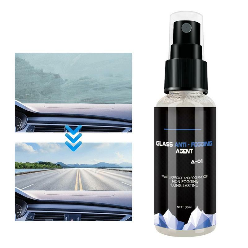 Car Defogger Spray Windshield Defogger and Cleaner 100ml Antifogging Agent Car Glass Cleaner for Exterior and Interior