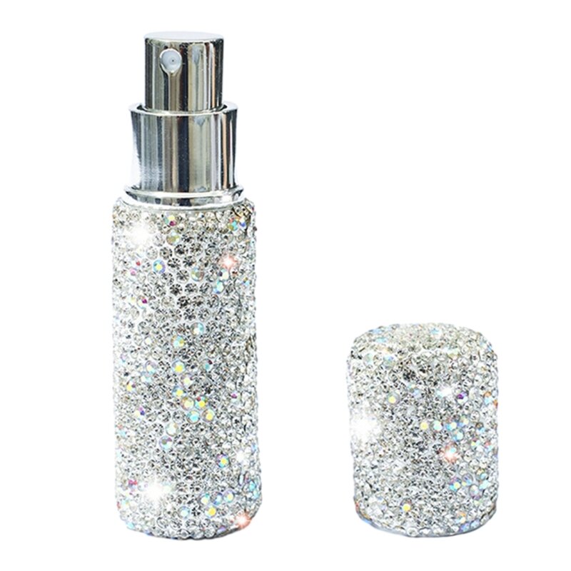 Garrafas cosméticas recarregáveis ​​do pulverizador que Bling frasco perfumes vidro do 10ml 918D