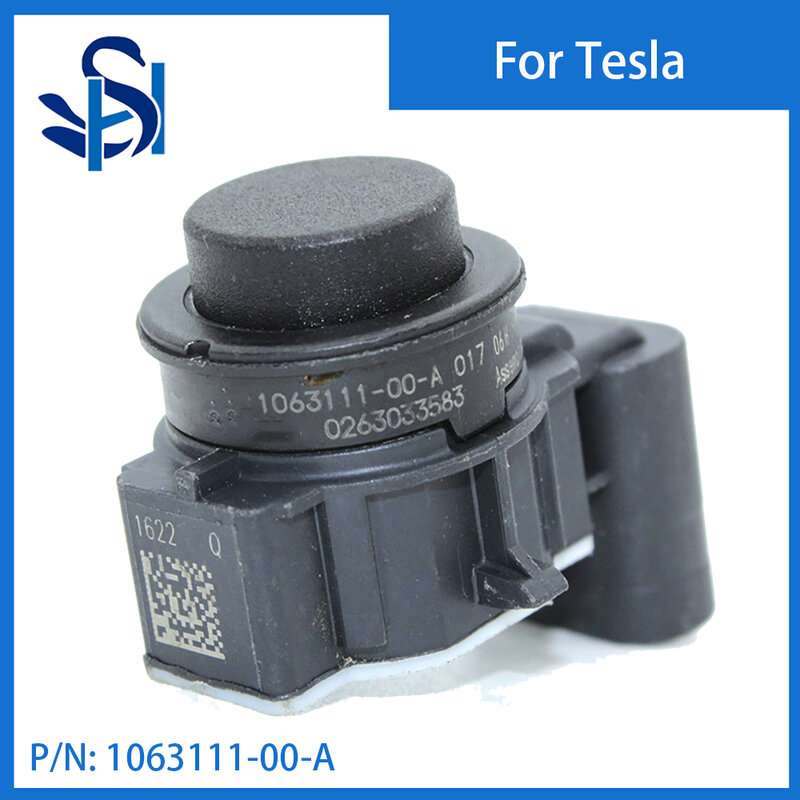 Sensor de estacionamiento para Tesla 3 X S Y, Sensor de parachoques, Radar ultrasónico, Color negro, 1063111-00-A, PDC
