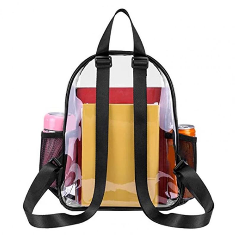 Износостойкий практичный мягкий водонепроницаемый рюкзак из ПВХ, школьный портфель, регулируемые школьные ремни для школы