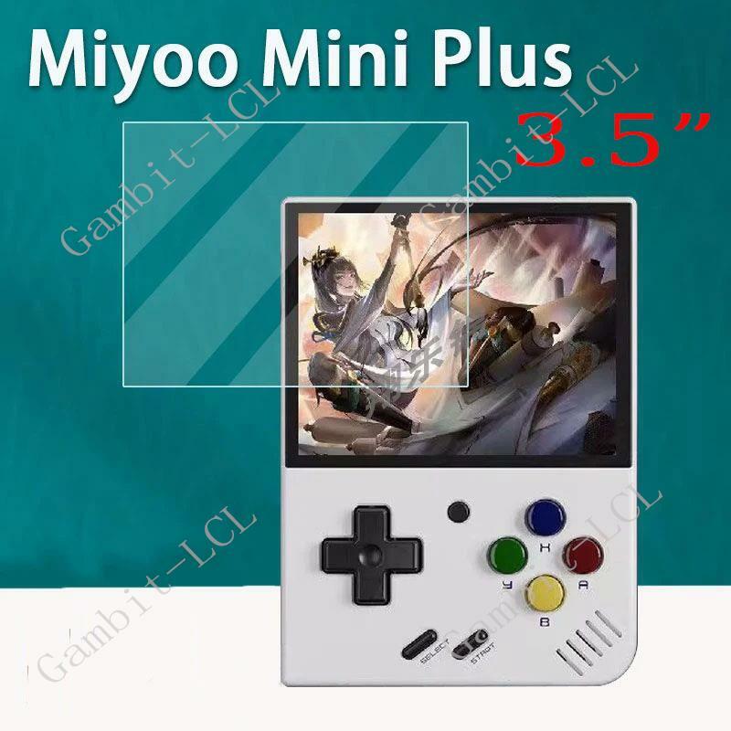 Оригинальное закаленное стекло 9H HD для Miyoo Mini Plus 3,5 дюймов miyoсеребристые 2,8 дюймов MiyooMiniPlus MiniPlus, защитная пленка для экрана