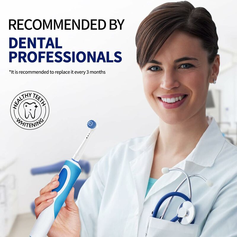 Cabezales de repuesto para cepillo de dientes eléctrico Oral Sensitive B, boquillas de cerdas suaves, D100, D25, D30, D32, 4739, 3709, 3744