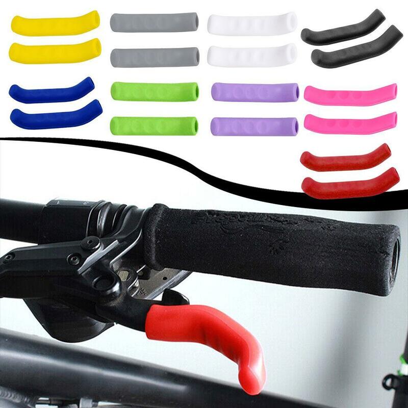 Cubierta de manija de freno de bicicleta, cubierta protectora antideslizante para manillar de bicicleta, accesorios para bicicleta, 1 par