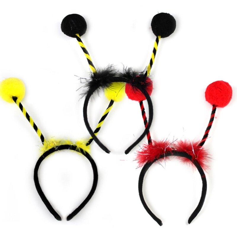 Süße Cosplay Cartoon Bee Antenne Stirnband Ostern Cosplay Plüsch Haarband