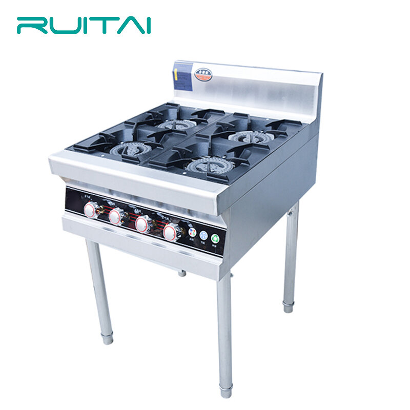RUITAI Hotel Restaurant Gas Range Professional Commercial Cheap Kitchen Stoves For Sale