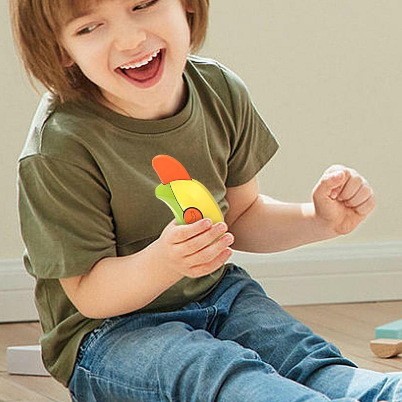 Fidget Cutter Toy para crianças, brinquedos sensoriais, facas retráteis, facas de cenoura gravidade