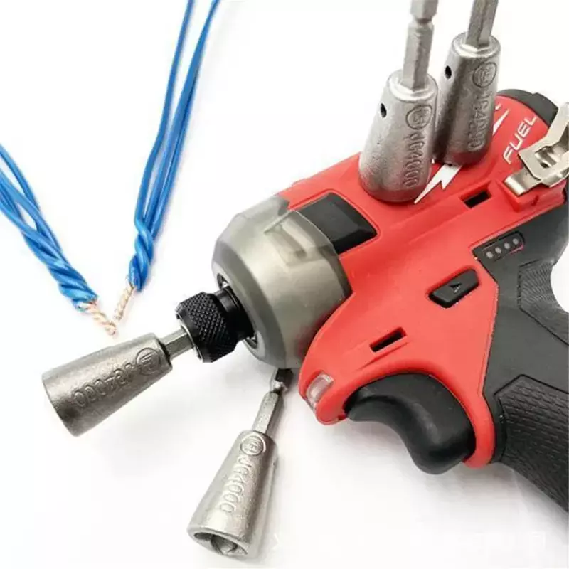 6mm drut sześciokątny narzędzia do skręcania uchwyt elektryk 1,5-6 kwadratowy 2-6-drożny drut skręcający do wiertarek elektrycznych szybko Twister