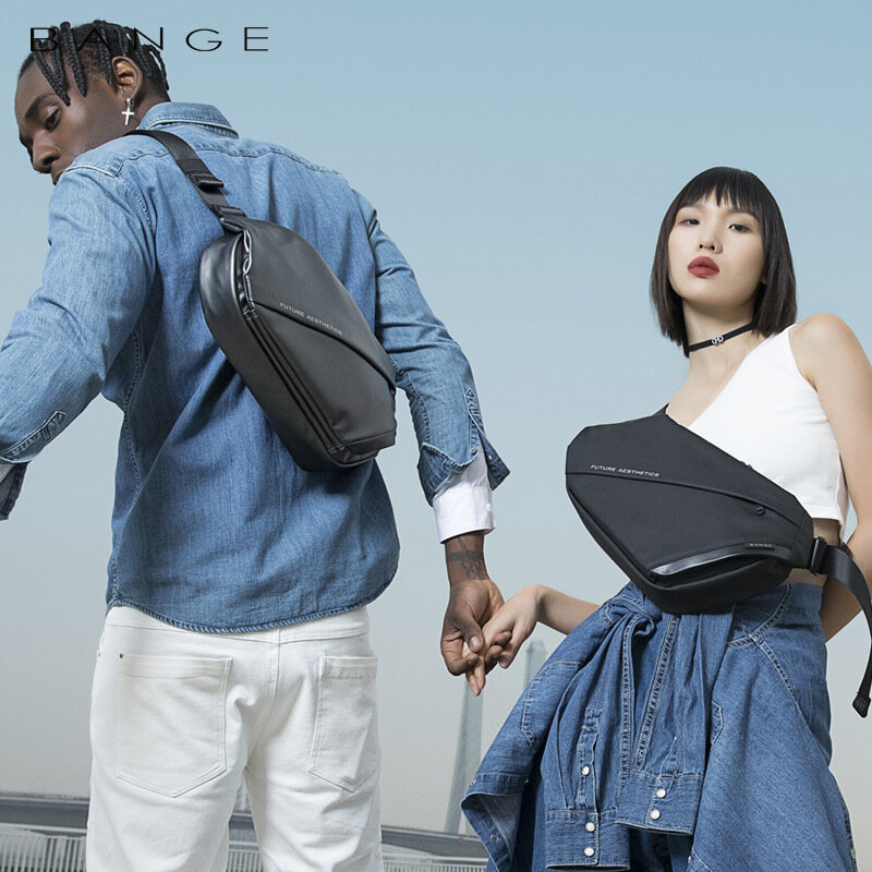 Нагрудная сумка BANGE для iPad 9,7 дюйма, мессенджер на плечо, водонепроницаемый противокражный Вместительный Мешок для коротких поездок, с защитой от кражи