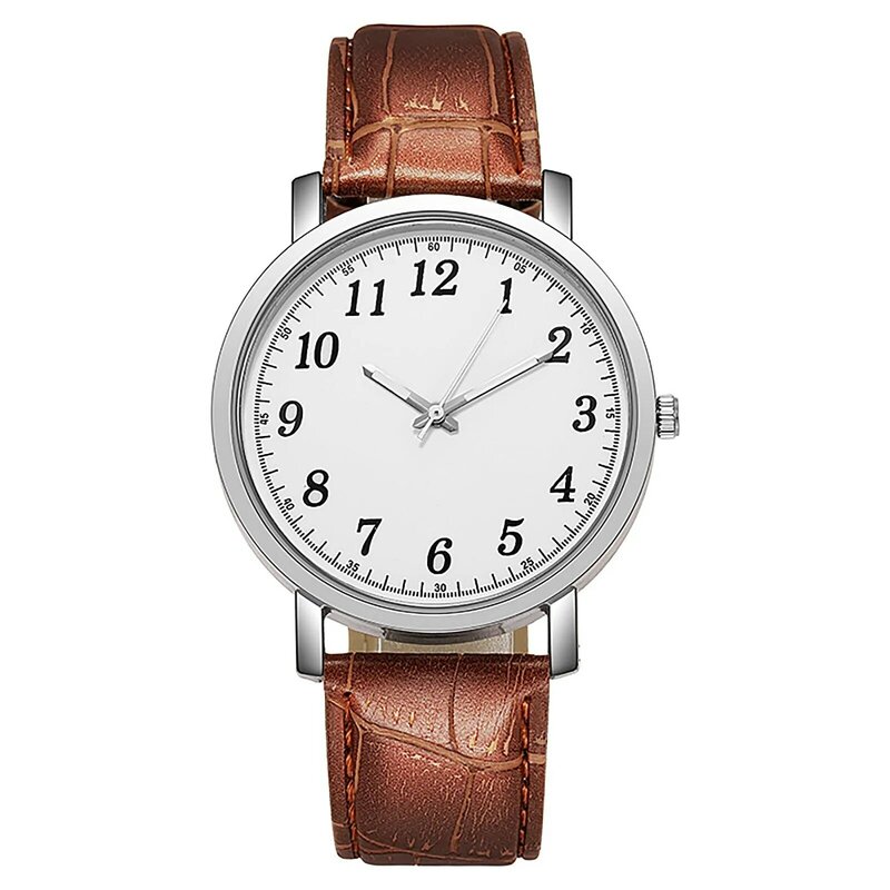 Men Watches 2024 Luxury Fashion Design Leather Watch Digital Quartz Temperament Men'S Watch Gift Montre Homme Relogio Masculino