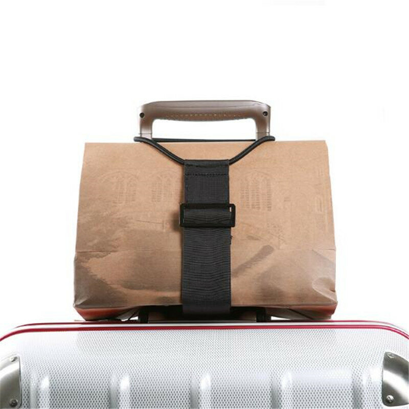 Elastische Verstelbare Bagage Strap Carrier Strap Bagage Bungee Bagage Riemen Koffer Riem Reizen Security Carry Op Bandjes