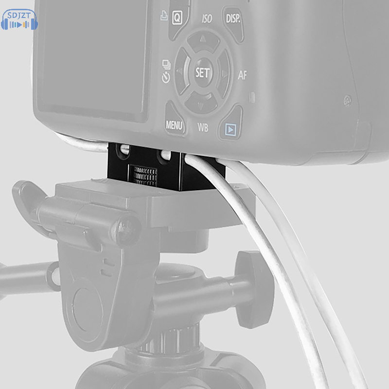 미니 테더 카메라 디지털 USB 케이블 잠금 클립 클램프 보호대, 카메라 삼각대 퀵릴리즈 플레이트 테더링 케이블 마운트