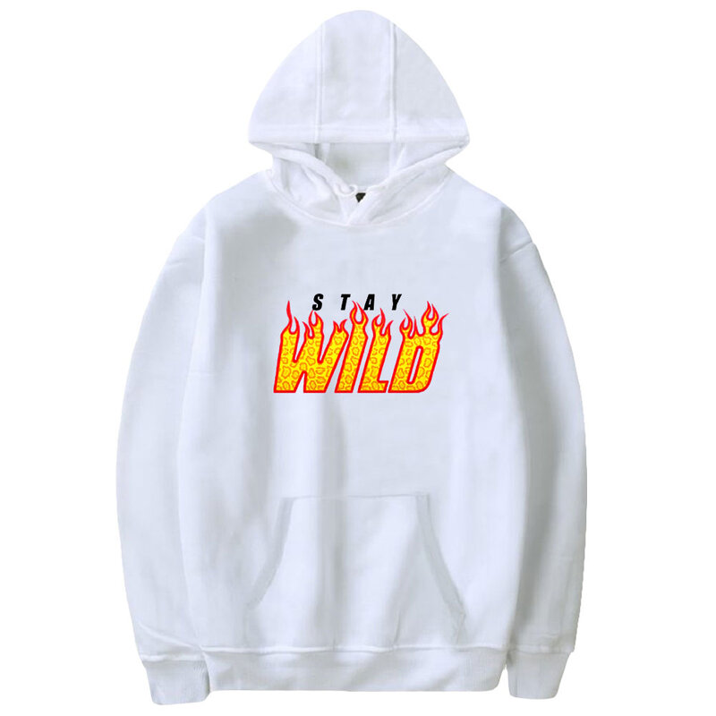 Stay Wild Hoodies All-Match Casual Men And Women Hoodies Clothing Tops