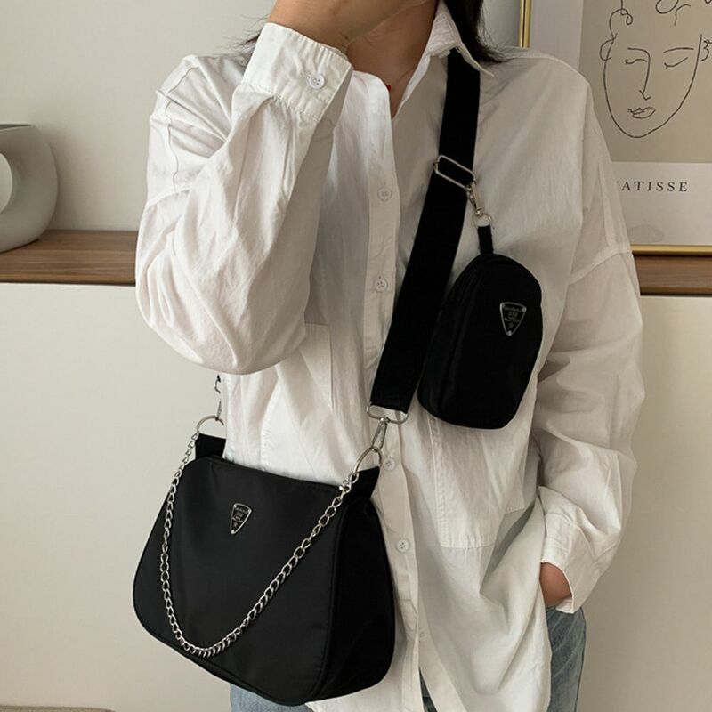 Frau weiblich 2 in1 Schulter tasche Trend Handtasche kausale Handtasche Set Umhängetaschen Schulter handtaschen für Reisen einkaufen