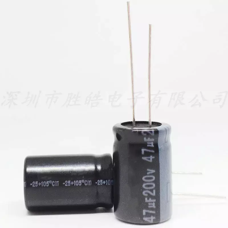 （5PCS/50PCS)   200V47uF  Series 12.5x20mm   Aluminum electrolytic capacitors   200V47uF