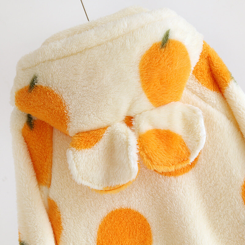 Roupão de banho capa de lã térmica mulher camisola flanela outono inverno engrossar mangas compridas com capuz robes casa vestido sleepwear