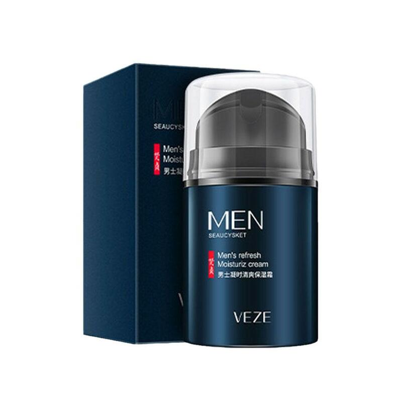 Creme facial hidratante para homens, controle de óleo, tratamento contra acne, clareamento, anti-envelhecimento, anti-rugas, cuidados com a pele