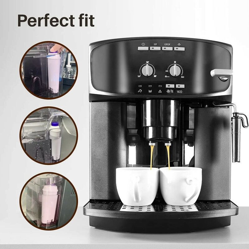 Coronwater 4Pack Wymiana wkładu filtra ekspresu do kawy kompatybilnego z C002