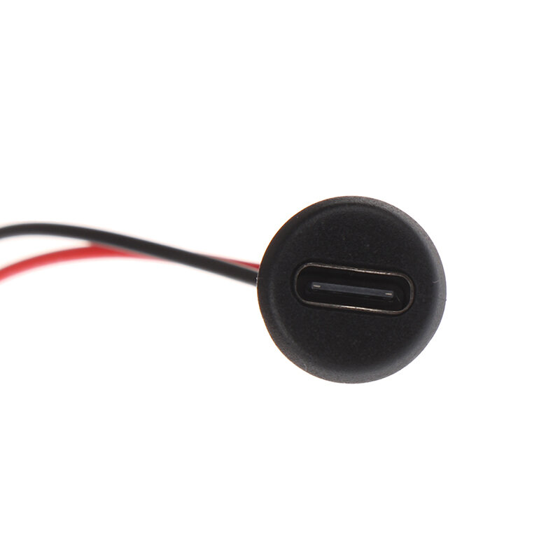 1 шт. 2-контактный разъем для зарядки высокого тока с накидной гайкой PH2.0, защелкивающаяся пластина, USB стандарта «Мама», Type-C, водонепроницаемый гнездовой разъем